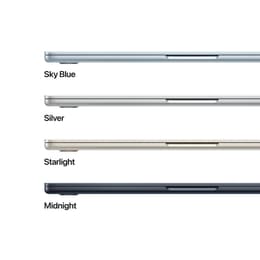 MacBook Air 13" (2025) - M4 da Apple com CPU 10‑core e GPU 8-Core - 16GB RAM - SSD 256GB - Ecrã padrão - QWERTY - Inglês