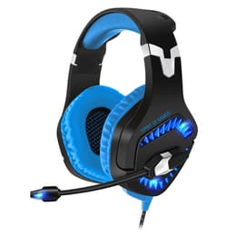 Elite-H40 jogos Auscultador- com fios (sector) com microfone - Preto/Azul