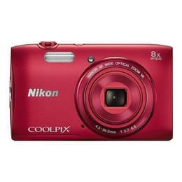 Nikon Coolpix S3600 Compacto 20 - Vermelho