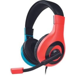 Switch V1 redutor de ruído jogos Auscultador- com fios com microfone - Vermelho/Azul