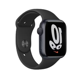 Apple Watch (Series 7) 2021 GPS + Celular 45 - Alumínio Preto - Bracelete desportiva Preto