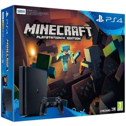 PlayStation 4 Slim 500GB - Preto + Minecraft