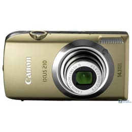 Compacto Ixus 210 - Dourado + canon Zoom Lens 5X IS 4,3-21,5mm f/2.8-5.9 f/2.8-5.9