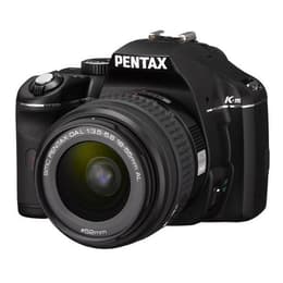 Reflex - Pentax K-m Preto + Lente Pentax SMC Pentax-DAL 18-55mm f/3.5-5.6 AL