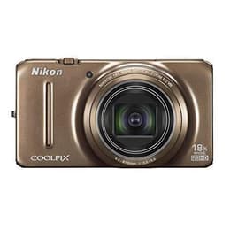 Compacto Coolpix S9200 - Dourado + Nikon Nikkor Wide Optical Zoom ED VR 25-450 mm f/3.5-5.9 f/3.5-5.9
