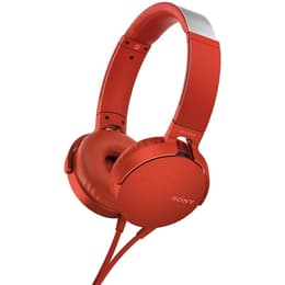 MDR-XB550 Auscultador- com fios (sector) - Vermelho