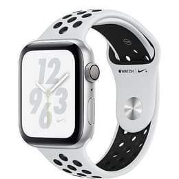 Apple Watch (Series 4) 2018 GPS + Celular 40 - Alumínio Prateado - Bracelete desportiva Nike Branco