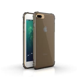 Capa iPhone 7 Plus/8 Plus - Silicone - Preto/Transparente