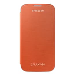Capa Galaxy S4 - Couro - Laranja