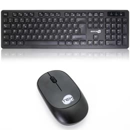 Simpletek Teclado AZERTY Francês Sem fios MK03B