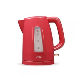 Livoo DOD184RC Vermelho 1,7000L - Chaleira Elétrica
