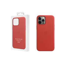 Capa em pele Apple - iPhone 12 Pro Max - Magsafe - Couro Vermelho