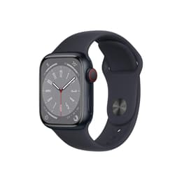 Apple Watch Series 8 (2022) GPS 45 mm - Alumínio Midnight - Bracelete desportiva Midnight