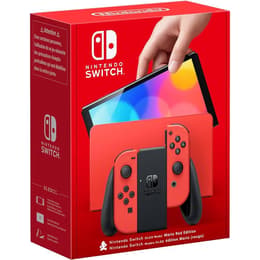 Switch OLED 64GB - Vermelho - Edição limitada Mario + Mario