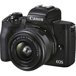 Instantânea EOS M50 Mark II - Preto + Canon Zoom Lens EF-M 15-45mm f/3.5-6.3 IS STM f/3.5-6.3