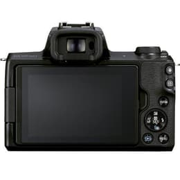 Híbrido - Canon EOS M50 Mark II - Preto + Lente Canon Zoom Lens EF-M 15-45mm f/3.5-6.3 IS STM