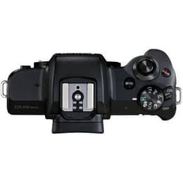 Híbrido - Canon EOS M50 Mark II - Preto + Lente Canon Zoom Lens EF-M 15-45mm f/3.5-6.3 IS STM