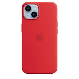 Capa de silicone Apple - iPhone 14 Plus - Magsafe - Silicone Vermelho