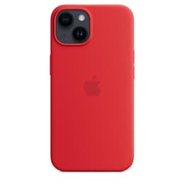Capa de silicone Apple - iPhone 14 Plus - Magsafe - Silicone Vermelho