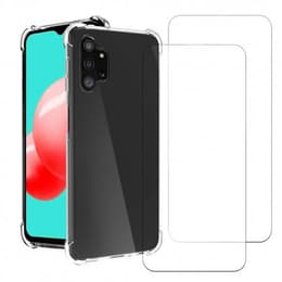 Capa Galaxy A32 5G e 2 películas de proteção - TPU - Transparente