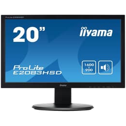 19-inch Iiyama E2083HSD 1024 x 768 LED Monitor Preto