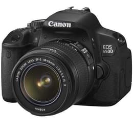 Canon EOS 650D Reflex 18 - Preto