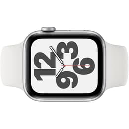 Apple Watch Series SE 1 (2020) GPS + Celular 44 mm - Alumínio Prateado - Bracelete desportiva Branco