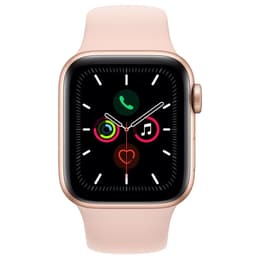 Apple Watch (Series 5) 2019 GPS + Celular 40 - Alumínio Dourado - Bracelete desportiva Rosa