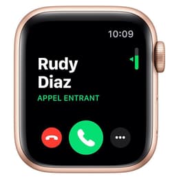 Apple Watch (Series 5) 2019 GPS + Celular 40 - Alumínio Dourado - Bracelete desportiva Rosa