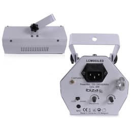 Lytor PACK DE 5 JEUX DE LUMIÈRES 2 PAR-MINI Ibiza + OVNI UFO 48 LEDS + 1 DERBY RGBW + 1 GOBO FLOWER Iluminação