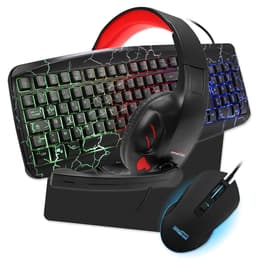Amstrad Teclado AZERTY Francês Retro-iluminado Warriors
