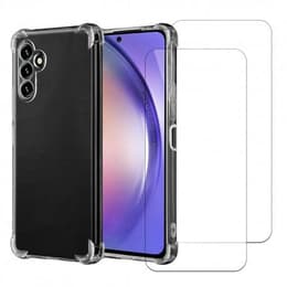 Capa Galaxy A54 e 2 películas de proteção - TPU - Transparente