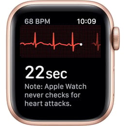 Apple Watch (2019) GPS + Celular 40 mm - Alumínio Dourado - Bracelete desportiva Luz das estrelas