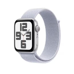 Apple Watch Series SE 2 (2022) GPS 44 mm - Alumínio Prateado - Loop desportiva Azul