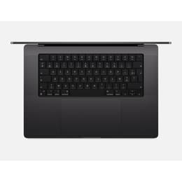MacBook Pro 16" (2024) - M4 Max da Apple com CPU 16‑core e GPU 40-Core - 64GB RAM - SSD 2000GB - Ecrã padrão - AZERTY - Francês