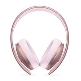 Gold Wireless Headset Rose Gold Edition redutor de ruído jogos Auscultador- com fios + sem fios com microfone - Rose gold