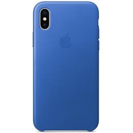 Capa em pele Apple - iPhone X / XS - Couro Azul