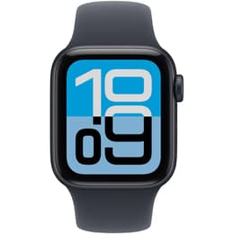 Apple Watch (2025) GPS + Celular 44 mm - Alumínio Midnight - Bracelete desportiva Midnight