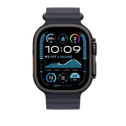 Apple Watch Ultra 2 (2024) GPS + Celular 49 mm - Titânio Preto - Bracelete Ocean Azul