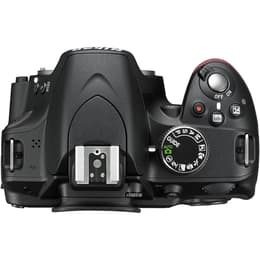 D3200 - Preto + Nikon AF-S DX NIKKOR 18-55 mm f/3.5-5.6 G II ED f/3.5-5.6 G