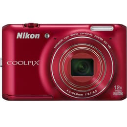 Nikon Coolpix S6400 Compacto 16 - Vermelho