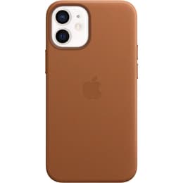 Capa em pele Apple - iPhone 12 mini - Magsafe - Couro Castanho