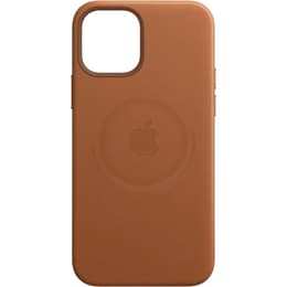 Capa em pele Apple - iPhone 12 mini - Magsafe - Couro Castanho