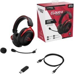 Cloud II jogos Auscultador- wireless com microfone - Vermelho/Preto