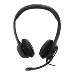 H390 Auscultador- com fios (sector) com microfone - Preto
