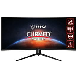 34-inch MSI Optix MAG342CQR 3440 x 1440 LED Monitor Preto