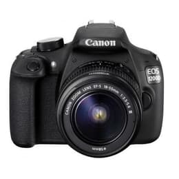 Reflexo EOS 1200D - Preto + Canon EF-S 18-55mm F/3.5-5.6 III + EF 75-300mm F/4-5.6 III f/3.5-5.6+f/4-5.6