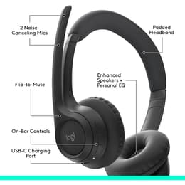 Zone 300 redutor de ruído jogos Auscultador- wireless com microfone - Preto