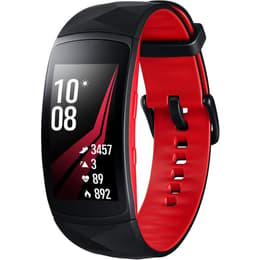Smart Watch Samsung GPS Gear Fit 2 Pro - Preto/Vermelho