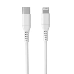 Cabo e Tomada de parede (USB-C + Lightning) 20W - WTK